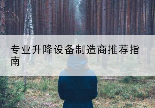 和政电动剪叉升降平台厂家-专业升降设备制造商推荐指南